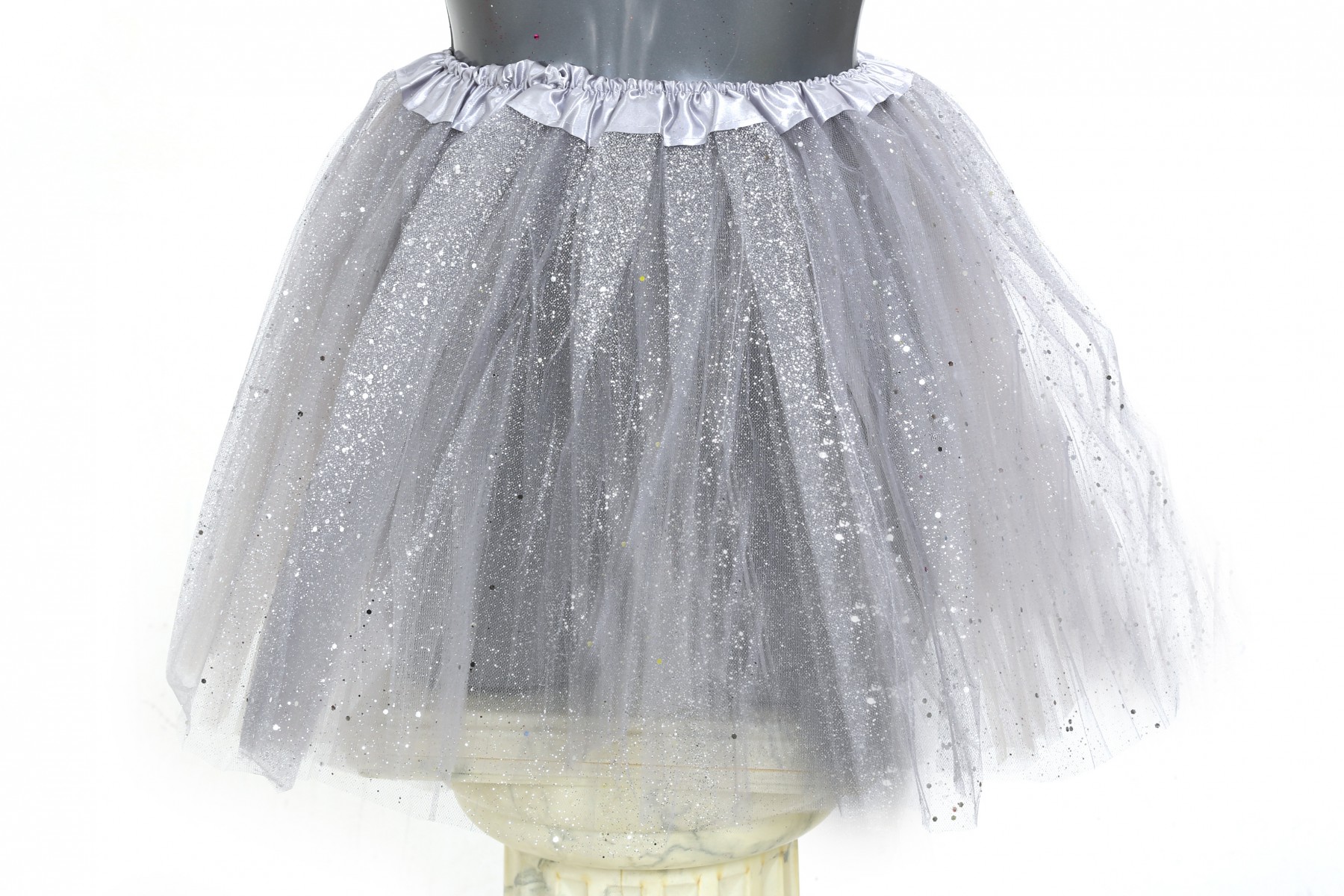 Fonkelnieuw ᐅ Tule rok zilver glitter Rokken/Petticoats kopen RV-68