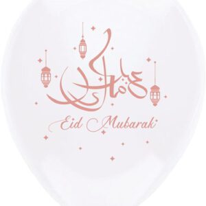 Ballonnen Eid Mubarak rose-goud