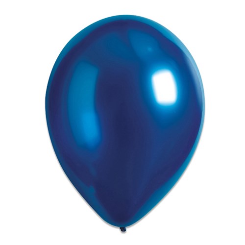 Ballonnen Satijn latex blauw