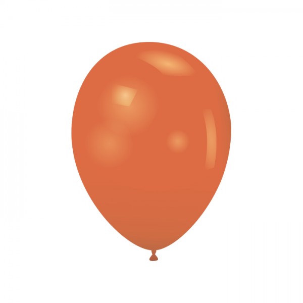 Ballonnen oranje metallic