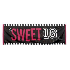 Banner Sweet16 roze
