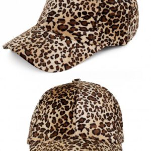 Baseball cap panter print