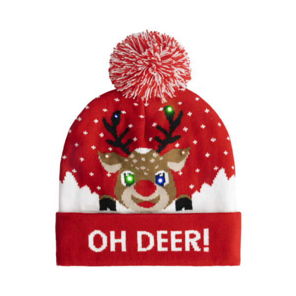 Beanie with led , Oh Deer