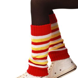 Beenwarmers rood/wit/geek kinderen