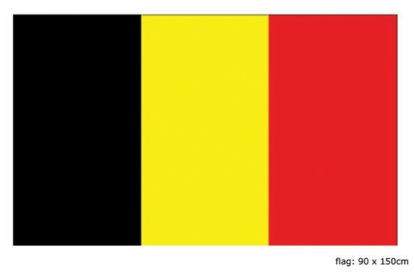 Belgische vlag - 150x90cm
