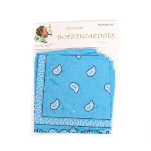 Boerenzakdoek turquoise