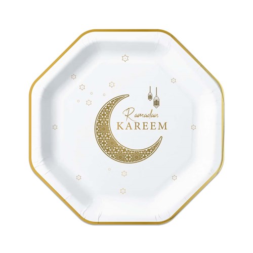 Borden achthoekig Ramadan Kareem