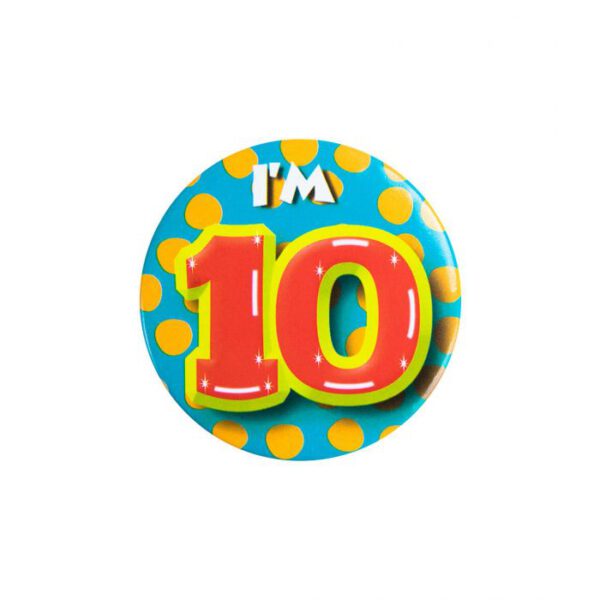 Button klein - i'm 10