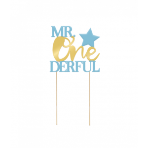 Cake topper - MR Onederful