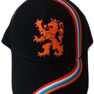 Cap zwart/oranje