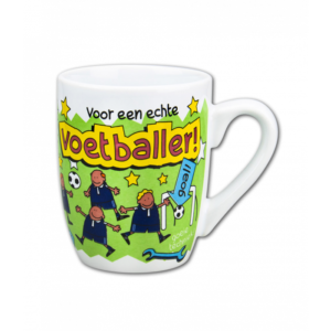 Cartoonmok Voetballer