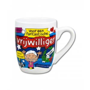 Cartoonmok Vrijwilliger