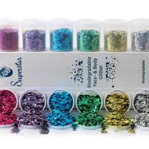 Chunky glitter 6-pack biodegrad.