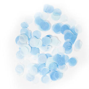 Confetti groot rond babyblauw