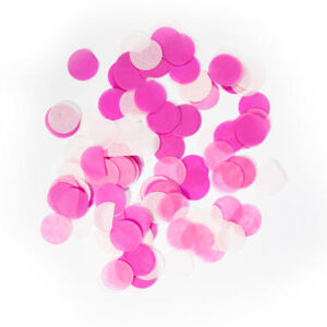 Confetti groot rond babyroze