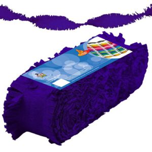 Crepeslinger donkerblauw brandveilig 24m