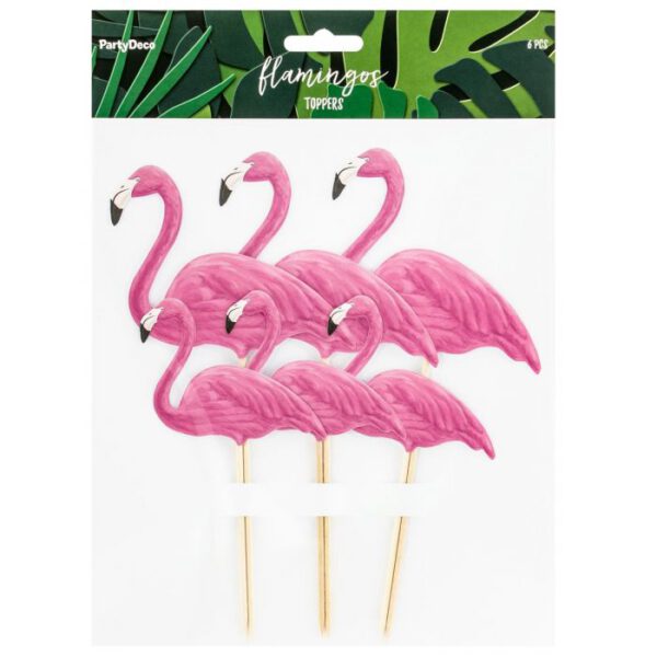 Cupcake Toppers Flamingo