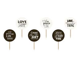 Cupcake toppers Sweet Love