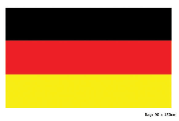 Duitse vlag - 150x90 cm