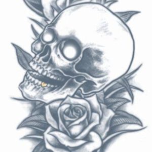 FX Tattoo Prison - Skull and Rose