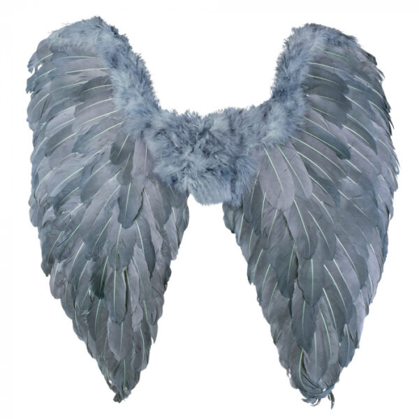 Fallen Angel vleugels grijs