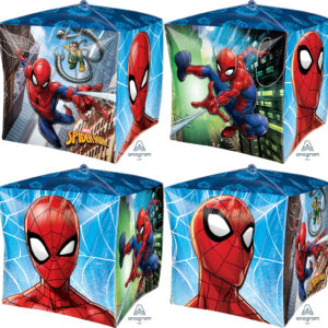Folieballon Cubez Spiderman