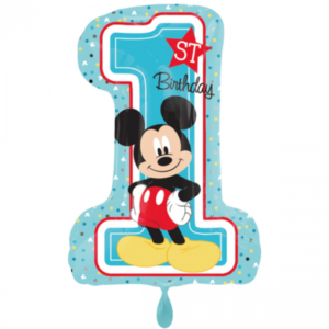 Folieballon Disney Mickey - 1st Birthday