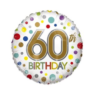 Folieballon ECO 60th birthday