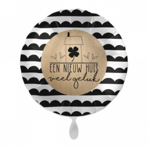 Folieballon Een nieuw huis