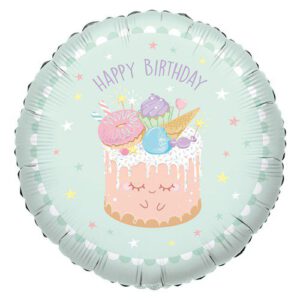 Folieballon HBD cake