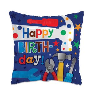 Folieballon Happy Birthday gereedschap