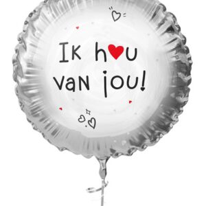 Folieballon Ik hou van jou