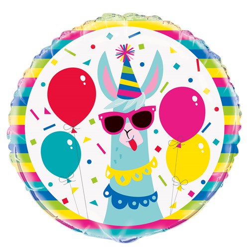Folieballon Llama Birthday