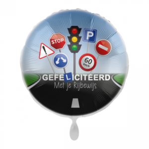 Folieballon Rijbewijs