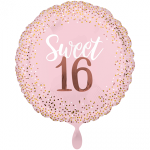 Folieballon Sixteen Blush