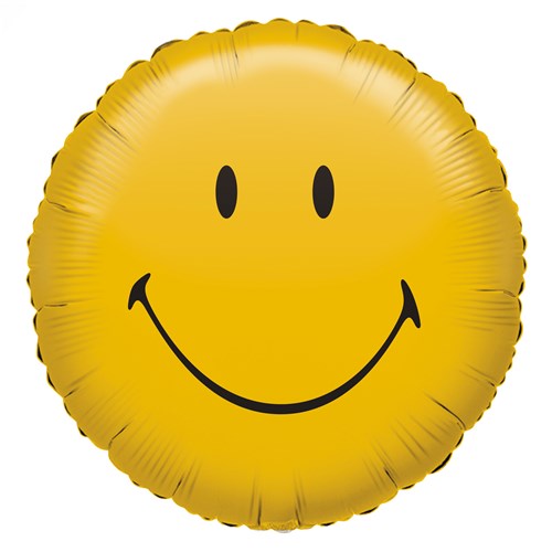 Folieballon Smiley