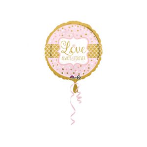 Folieballon Sparkling Wedding Always & Forever