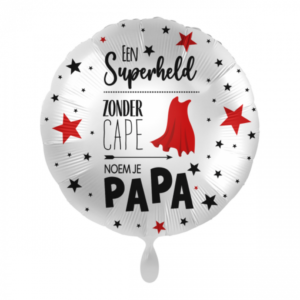 Folieballon Superheld Papa