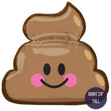 Folieballon Supershape Emoticon Poop