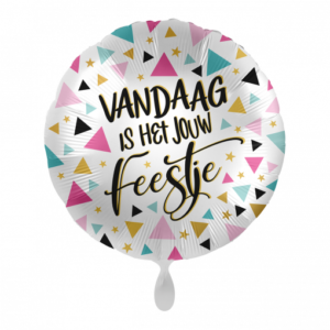 Folieballon Vandaag is het jouw feestje