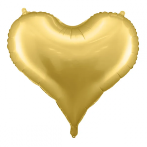 Folieballon XXL - Hart - goud