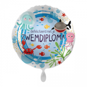 Folieballon Zwemdiploma