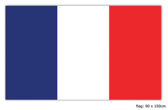 Vlag van Frankrijk - 150x90cm