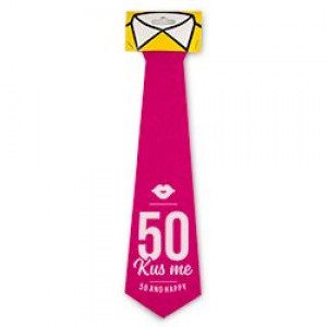 Fun Stropdas 50 kus me roze