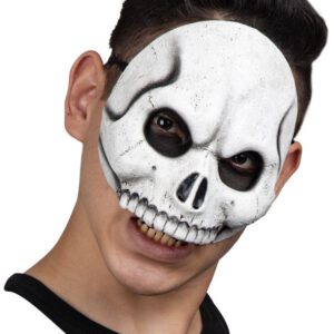 Half Mask Skeleton white