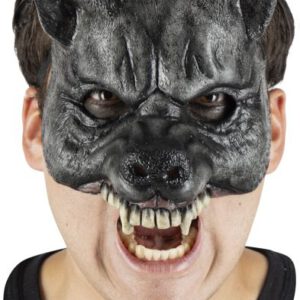 Half Mask Zwarte wolf