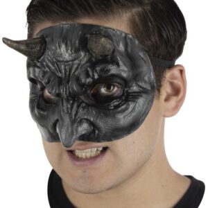 Half mask Devil Black