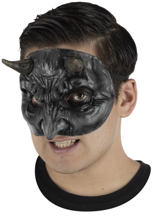 Half mask Devil Black