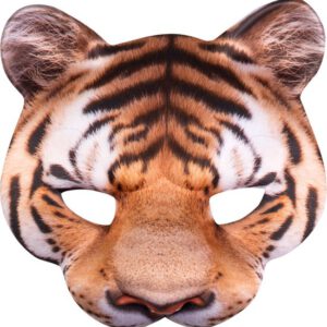 Halfmasker Tijger foam