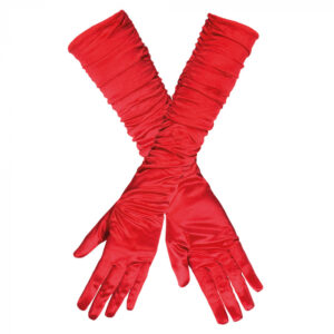 Handschoenen elleboog Hollywood rood